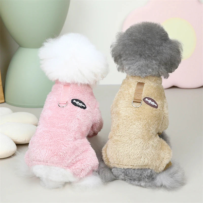Multi Colors Four Legs Warm Jumpsuits
